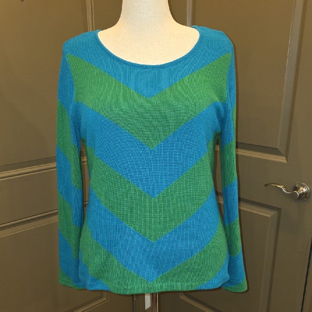 Liz Claiborne Teal Knit Sweater